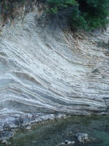 rock formation below the shrine to St Arsenius